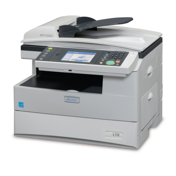 Muratec MFX-2550 User Manual