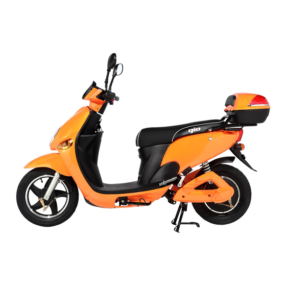 gio Electric scooter Manuals