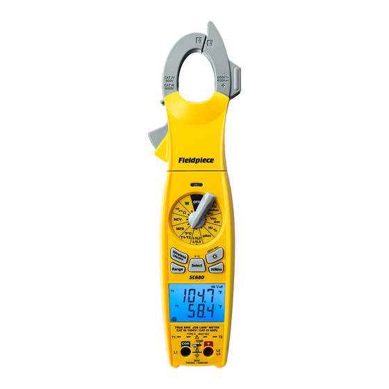 Fieldpiece SC680 Operator's Manual