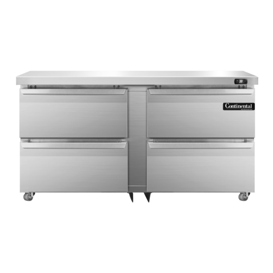 Continental Refrigerator DL27-8 Specifications