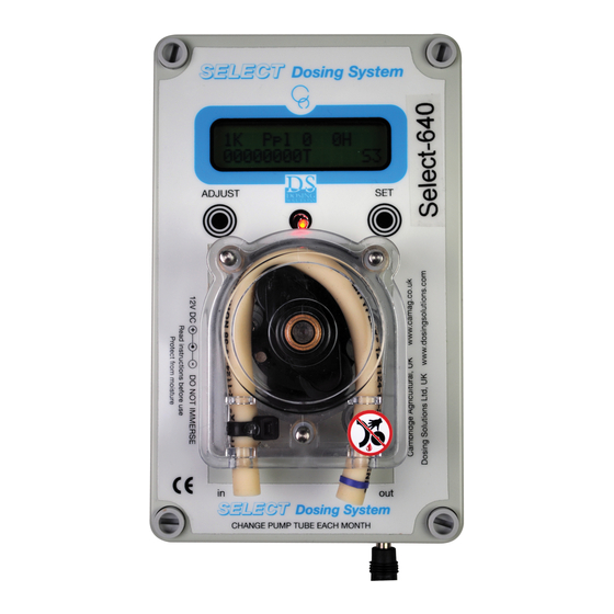 DS Select-640 Instructions For Use Manual