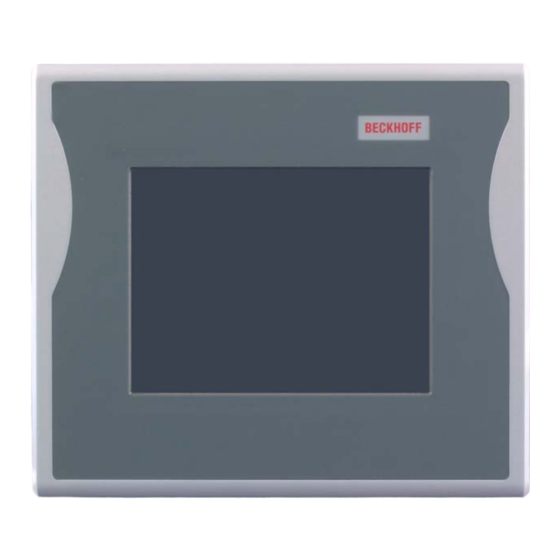 Beckhoff CP7810 Installation And Operating Instructions Manual