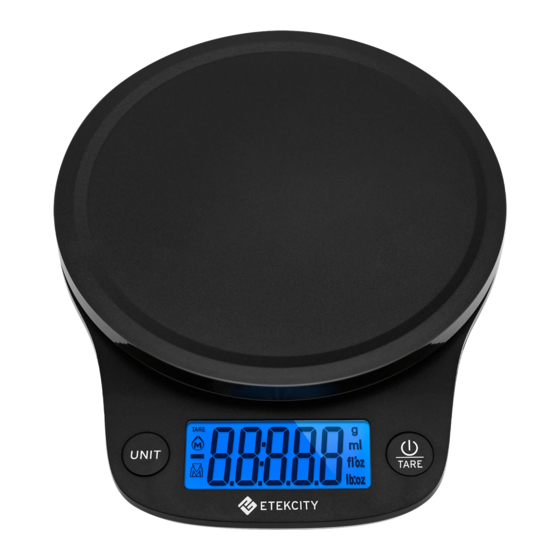 ETEKCITY EK9000 Series Quick Start Manual