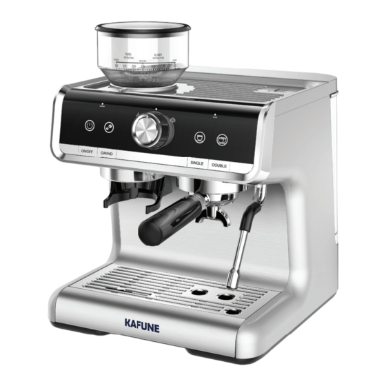 KAFUNE ESPRESSOR CM5020-GS Instruction Manual