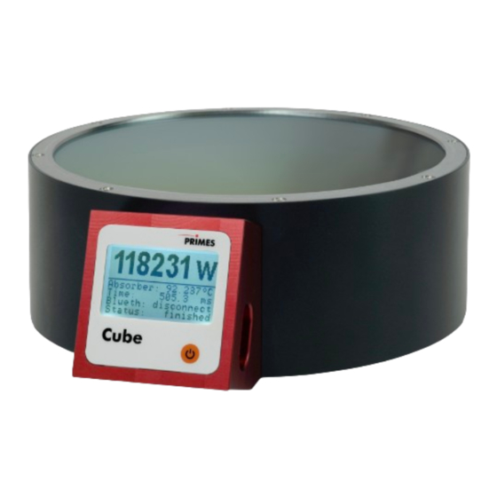 Primes Cube XT Manuals