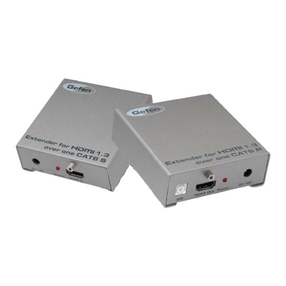 Gefen EXT-HDMI1.3-1CAT6 User Manual
