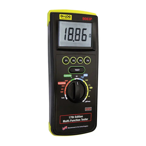 Di-LOG 9083P Operating Instructions Manual