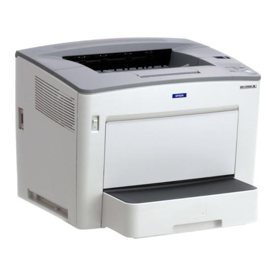 Epson EPL-N7000 Paper Jam Manual