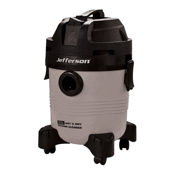 Jefferson JEFVACWD020-230N Vacuum Cleaner Manuals