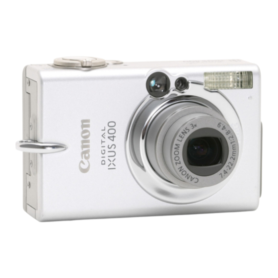 Canon PowerShot S400 Digital Elph User Manual