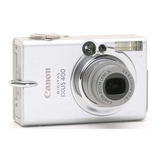 Canon PowerShot S400 Digital Elph User Manual