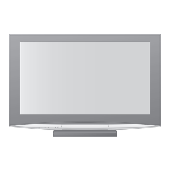 Panasonic Viera TH-42PZ800E Operating Instructions Manual