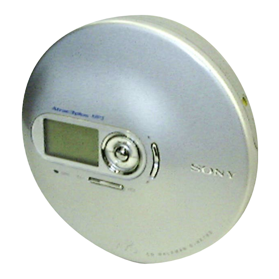 Sony D-NE700 Service Manual