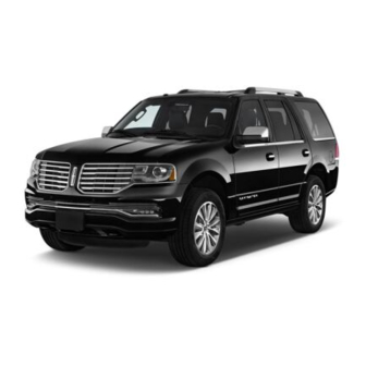 Lincoln 2017 NAVIGATOR Quick Reference Manual