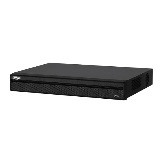 Dahua NVR1A-4P Series User Manual