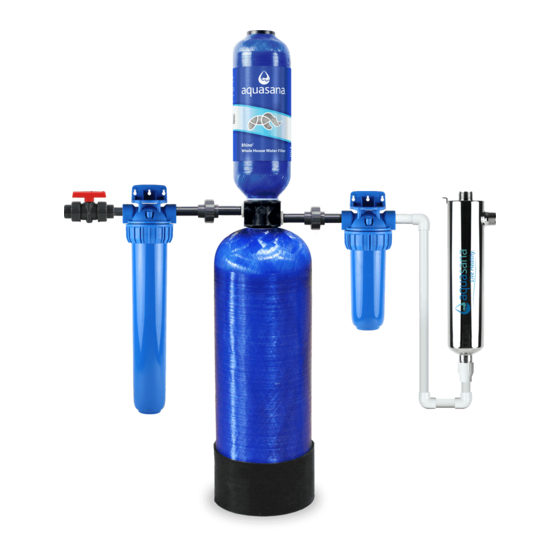 Aquasana EQ-WELL-UV Installation Instructions Manual