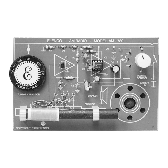 Elenco Electronics AM-780K Assembly And Instruction Manual