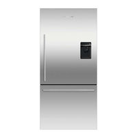 Fisher & Paykel ACTIVESMART RF201ACJSX1N Installation Manual/User Manual
