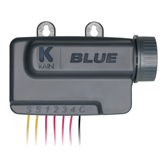 K-Rain BLUE Instructions For Use Manual