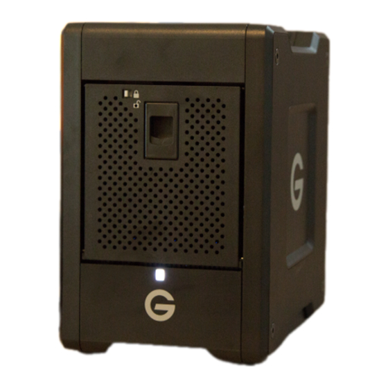 G-Technology G-SPEED SHUTTLE with Thunderbolt 3 Quick Start Manual