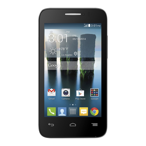 Alcatel ONE TOUCH Evolve Manual