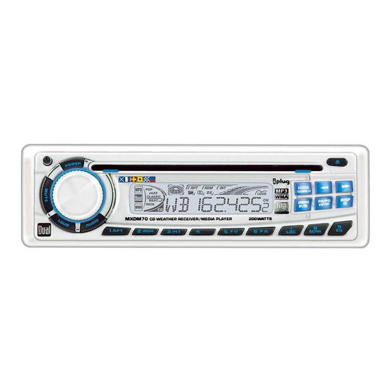 Dual MXDM70 Installation & Owner's Manual