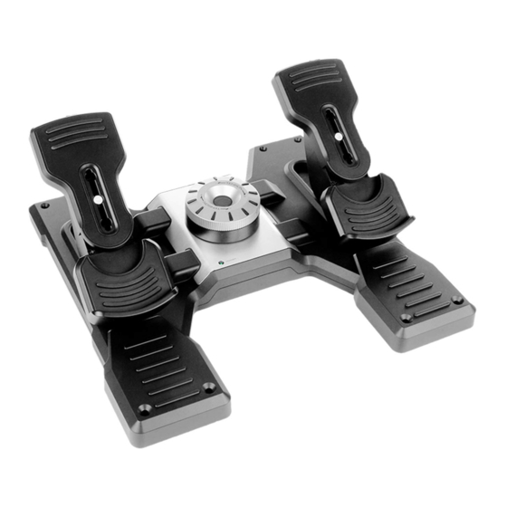 Saitek Pro Flight Rudder Pedals User Manual