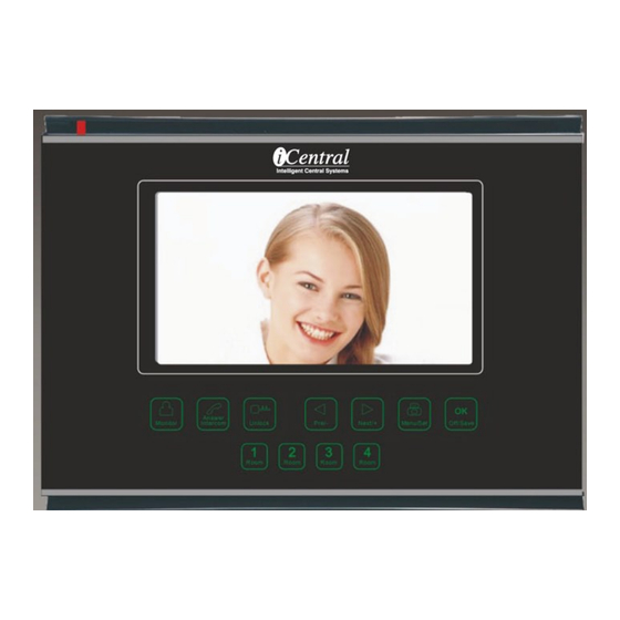 iCentral 4+ Video Intercom System Manuals