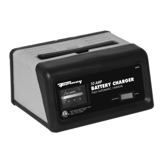 Forney Battery Charger Owner's Manual