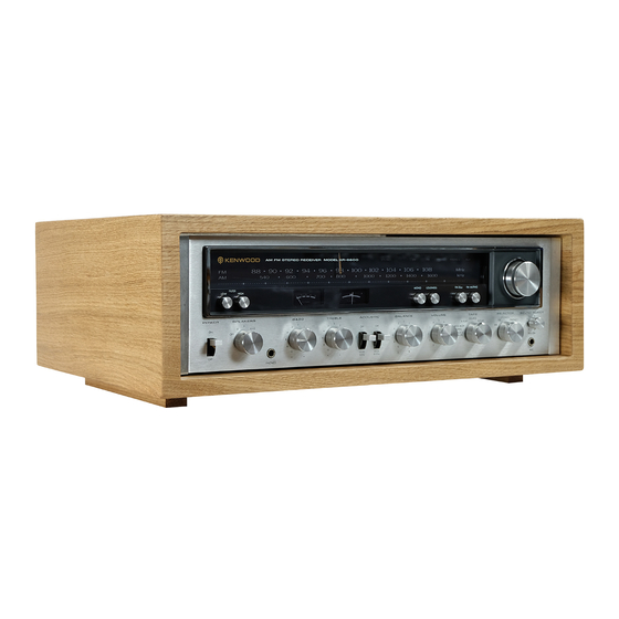 Kenwood KR-6060 Service Manual