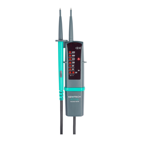 Kewtech KT1710 Manual