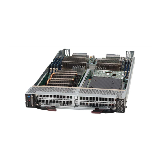 Supermicro SBI-7126TG Manuals