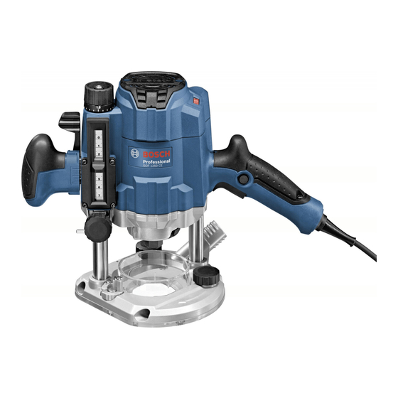 Bosch GOF 1250 CE Original Instructions Manual