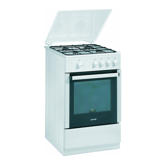 Gorenje G51101AW Manual