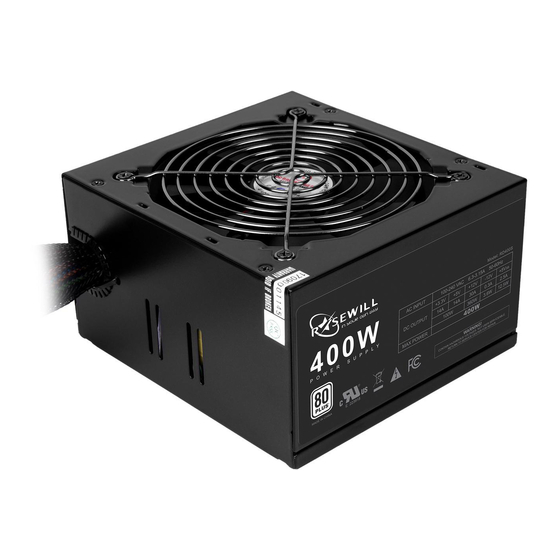 Rosewill RD Series Quick User Manual
