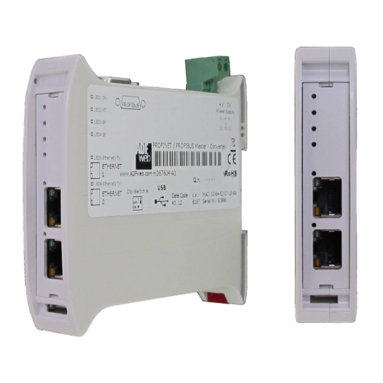 ADF Web HD67646-A1 User Manual