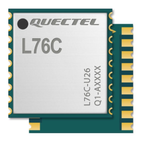 Quectel L76C User Manual