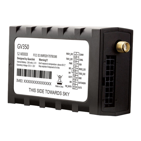 Queclink GV350M Installation Manual