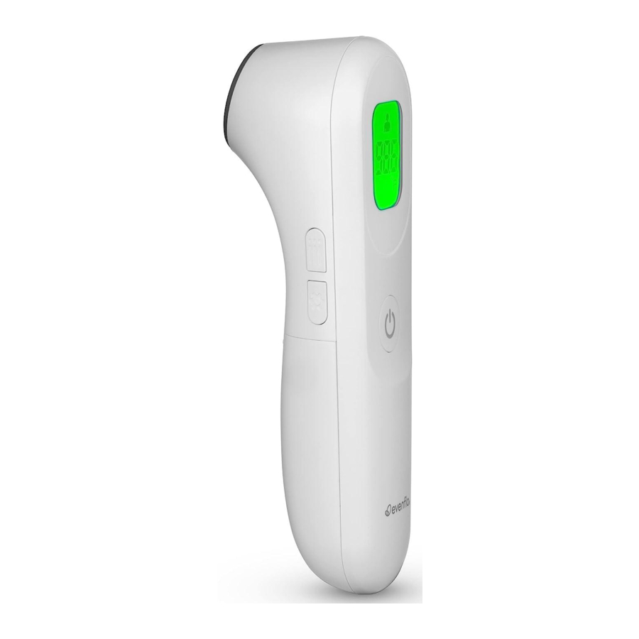Evenflo PreciseRead - Touchless Forehead Thermometer Manual