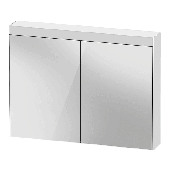 DURAVIT LM 7822 L Installation Instructions Manual