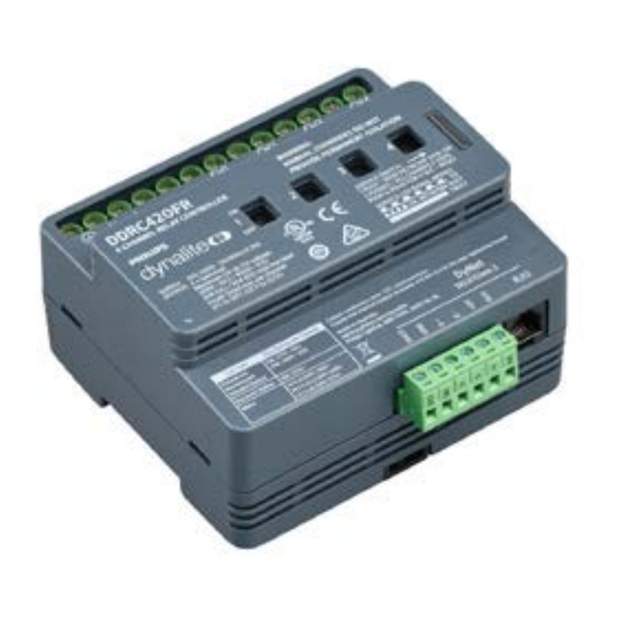Philips dynalite DDRC420FR Installation Instructions