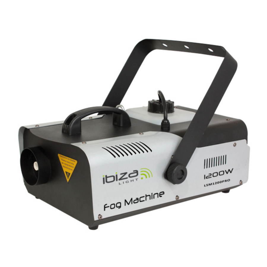 Ibiza Light LSM1200PRO Manual