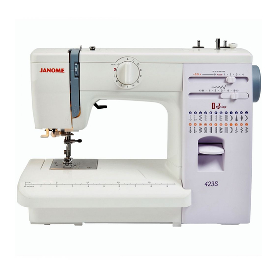 Janome 419S Instruction Book
