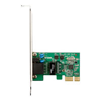 D-Link DGE-560T - Gigabit PCI-Express SNMP VLAN Flow Control Network Adapter User Manual