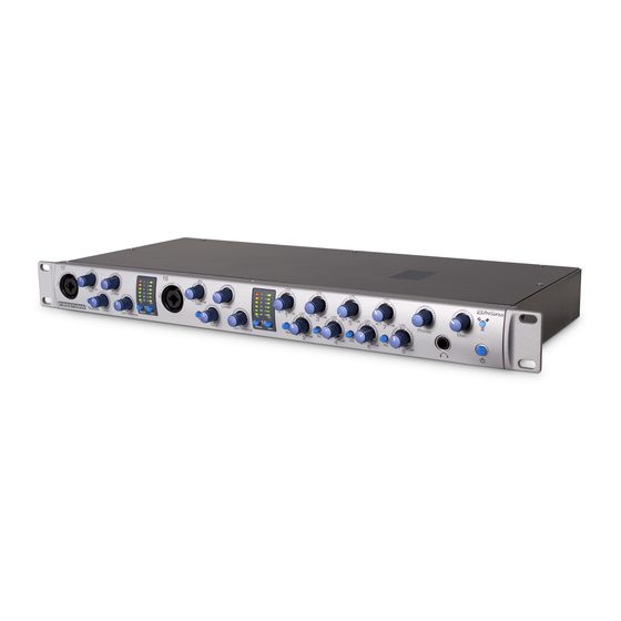 PRESONUS FIRESTUDIO TUBE CONNECTION INSTRUCTION Pdf Download | ManualsLib