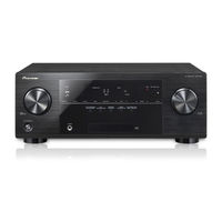 Pioneer VSX-822-K Operating Instructions Manual