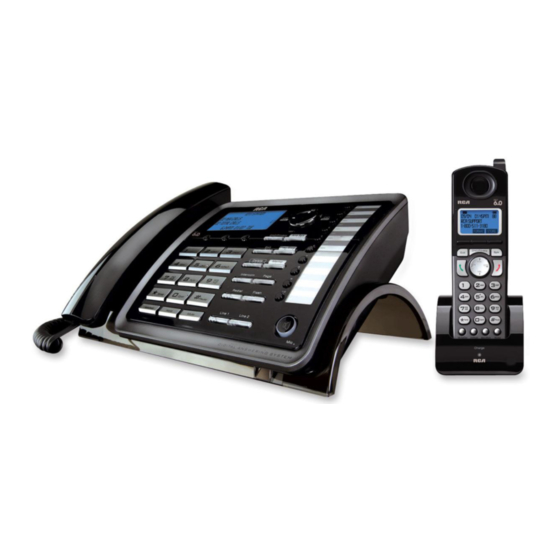 RCA 25255RE2 - ViSYS Cordless Phone Base Station User Manual