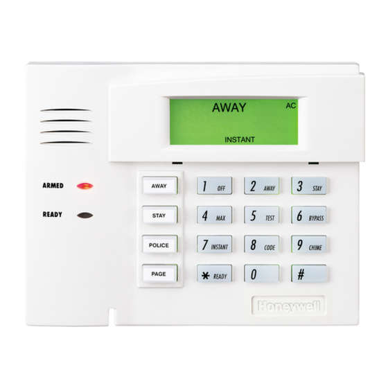 HONEYWELL 6150RF ADEMCO DELUXE FIXED KEYPAD/RECEIVER USER MANUAL Pdf