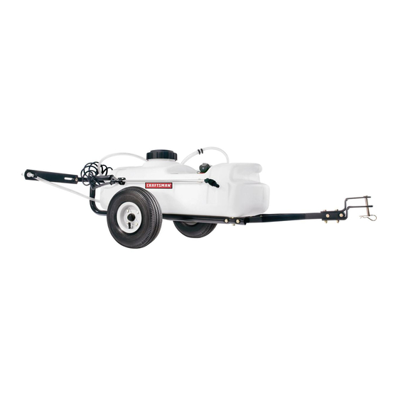 Craftsman 24531 - Tow-Behind Sprayer Owner's Manual