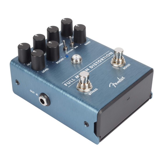 Fender FULL MOON DISTORTION Manual